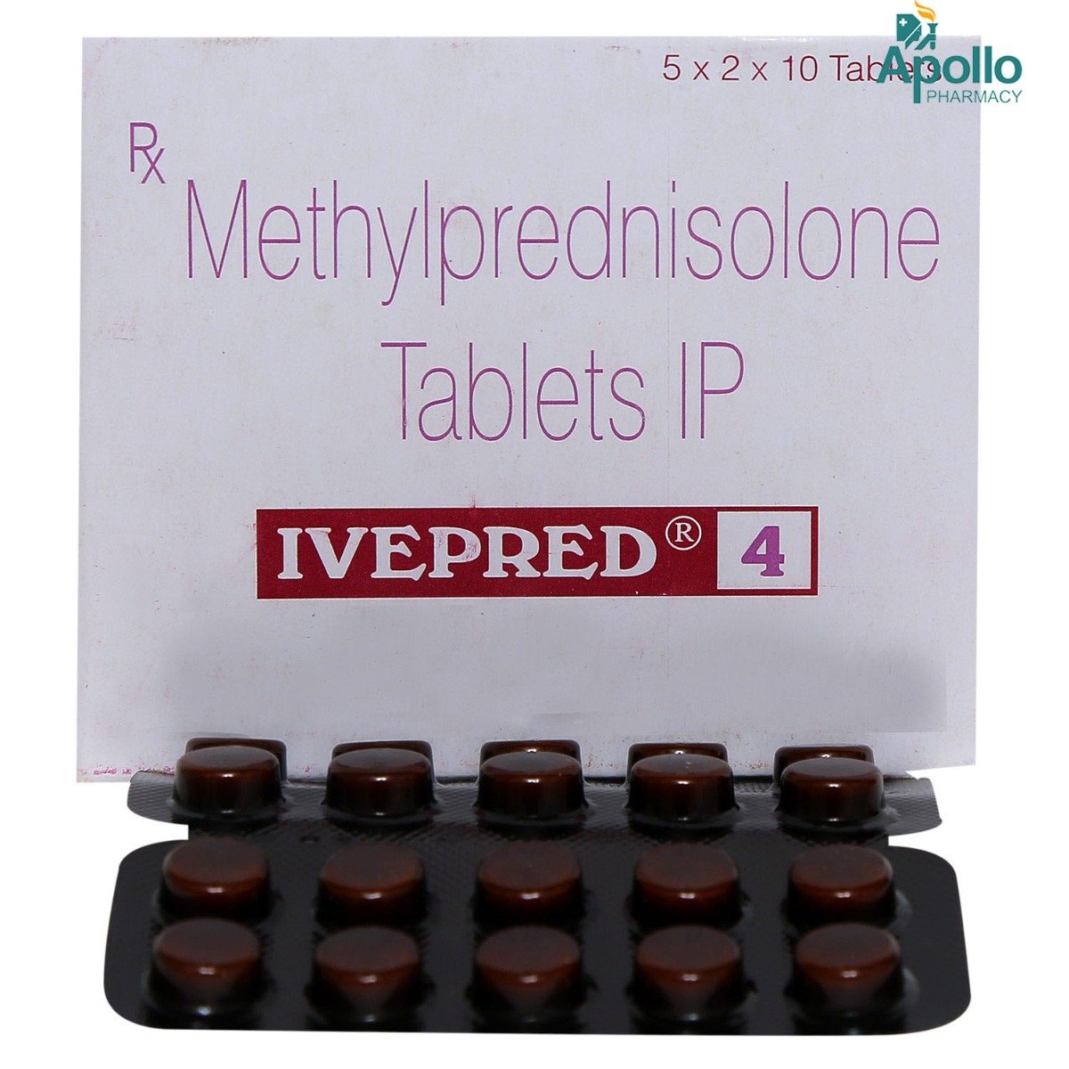 Ivepred 4 Tablet 10's, Pack of 10 TABLETS Ivepred 4 Tablet 10's, Pack of 10 TABLETS