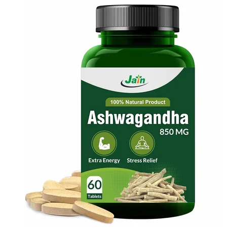 Jain Ashwagandha Tablets, 60 Count