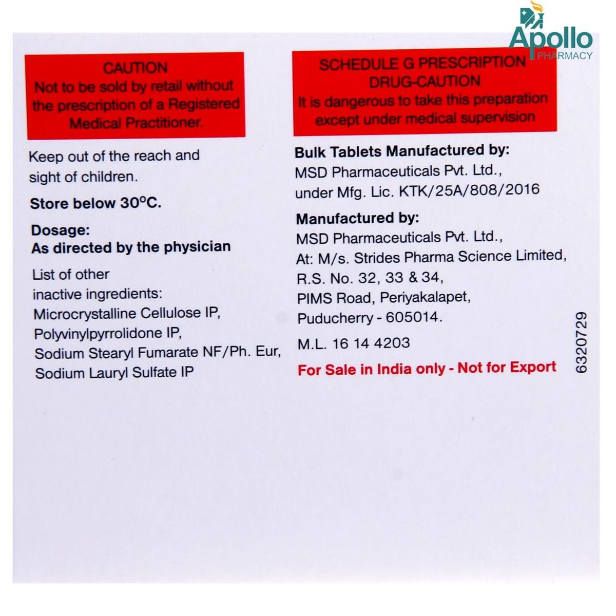 Janumet 50 mg/1000 mg Tablet 15's Price, Uses, Side Effects