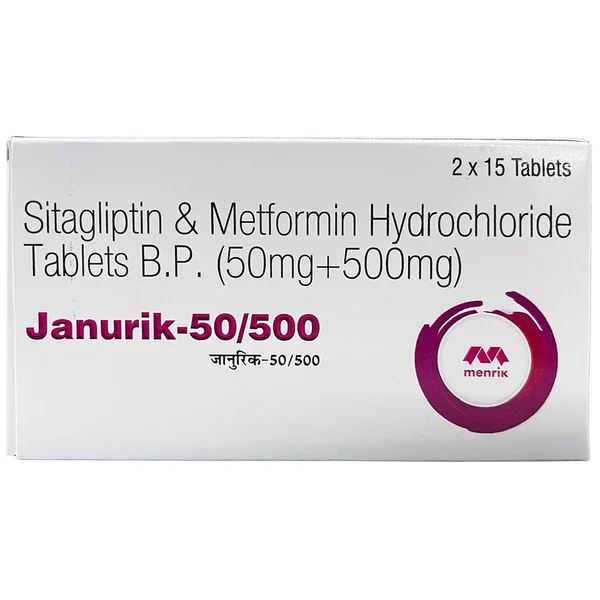 Janurik-50/500 Tablet 15's