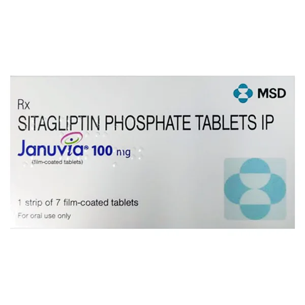 Januvia 100 mg Tablet 7's