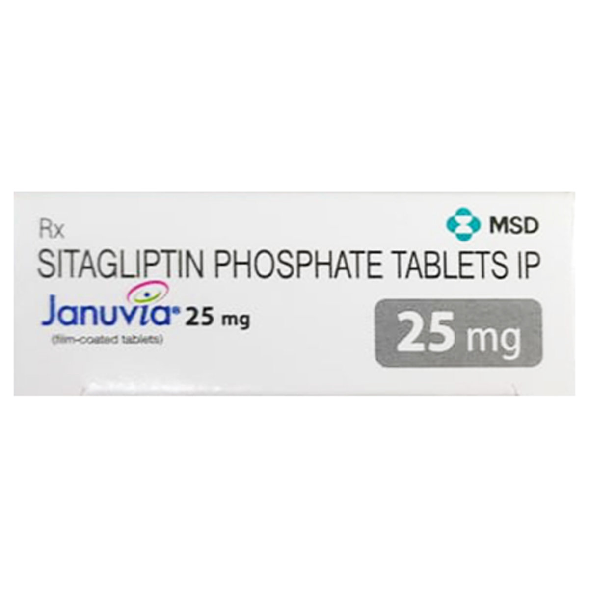 Januvia 25 mg Tablet 7's, Pack of 7 Januvia 25 mg Tablet 7's, Pack of 7
