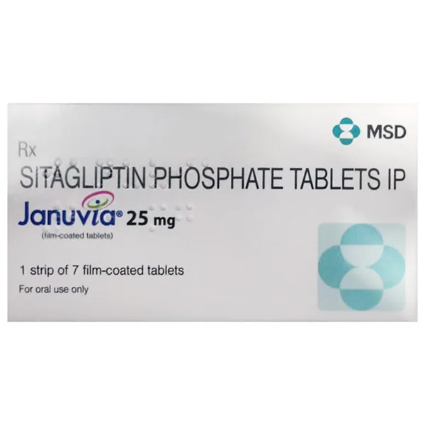 Januvia 25 mg Tablet 7's