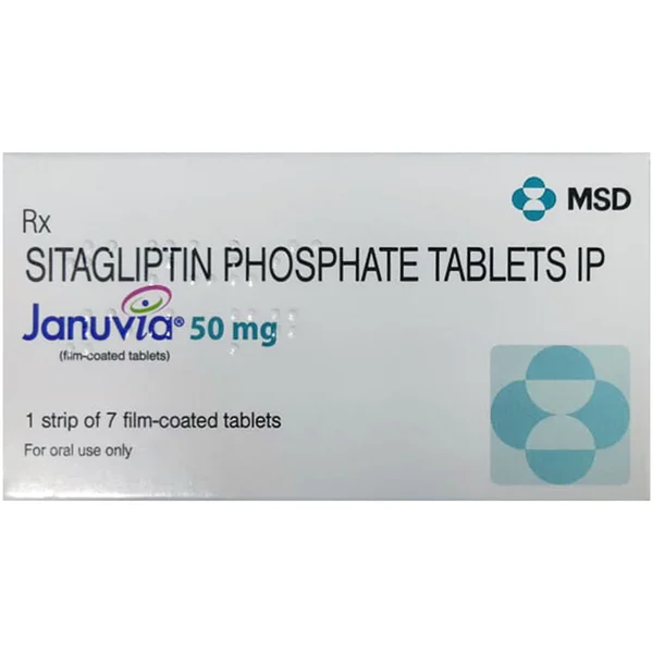 Januvia 50 mg Tablet 7's