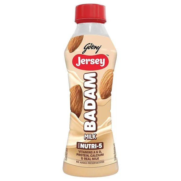 Jersey Badam Milk, 185 ml, Pack of 1