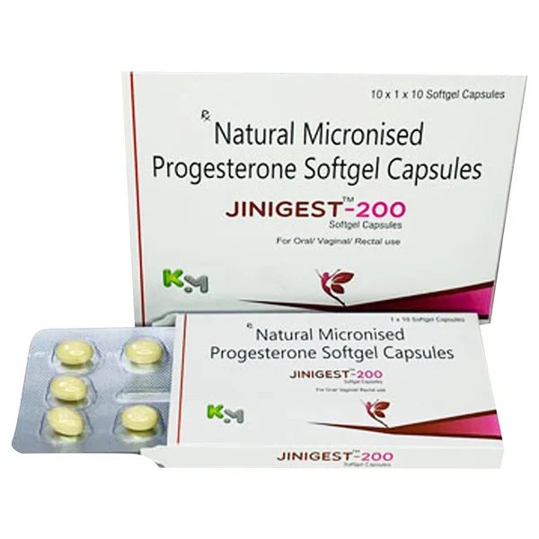 Jinigest-200 Softgel Capsule 10's, Pack of 10