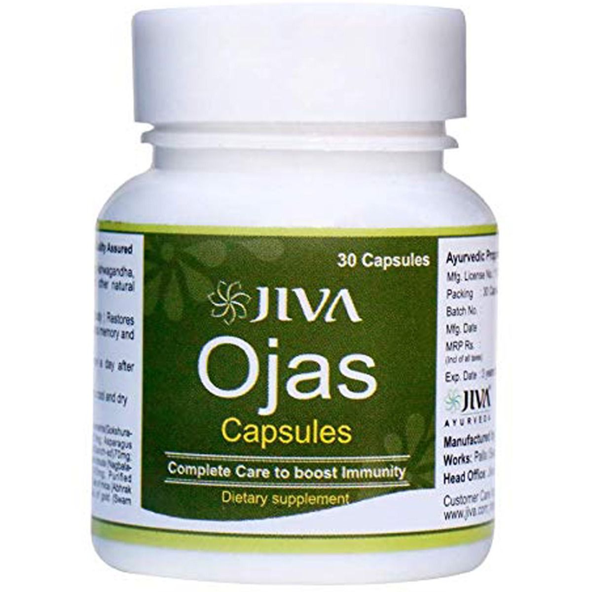 Jiva Ojas, 30 Capsules Price, Uses, Side Effects, Composition Apollo