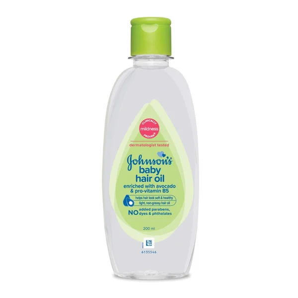 Johnson's Baby Hair Oil, 200 ml, Pack of 1