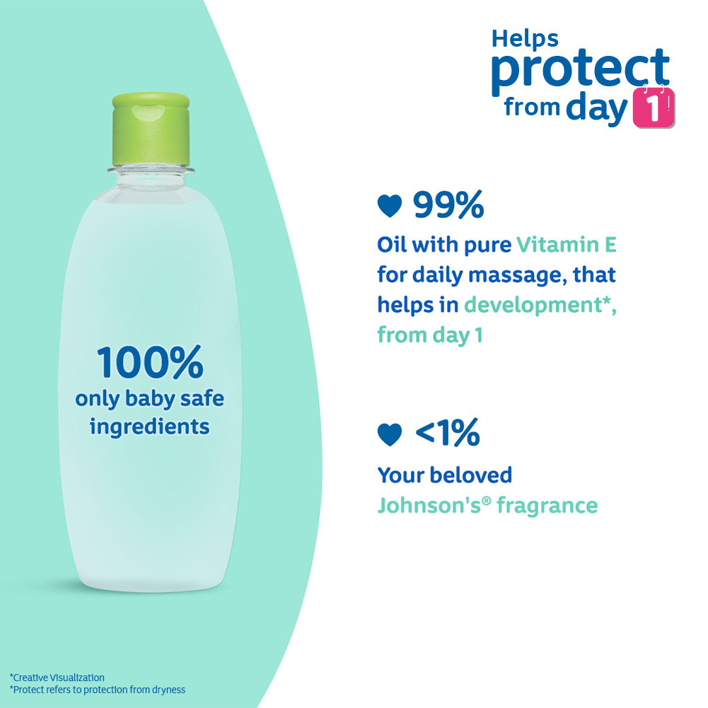 Johnson's Baby Hair Oil, 200 ml, Pack of 1 Johnson's Baby Hair Oil, 200 ml, Pack of 1