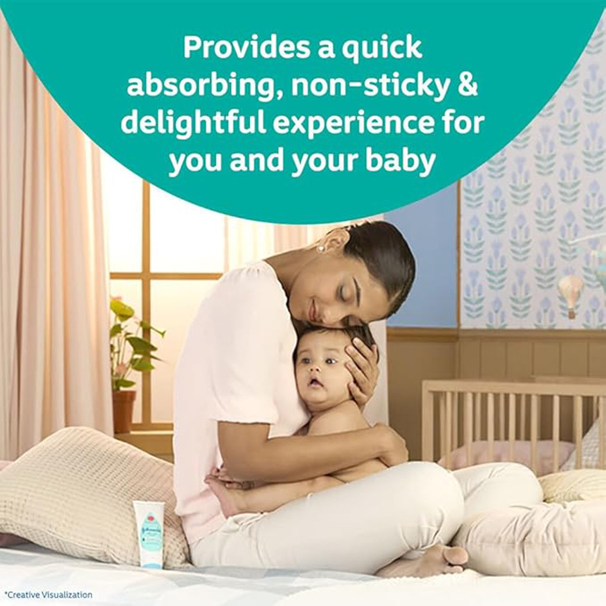 Johnson's Baby Milk+Rice Cream, 100 gm, Pack of 1 Johnson's Baby Milk+Rice Cream, 100 gm, Pack of 1