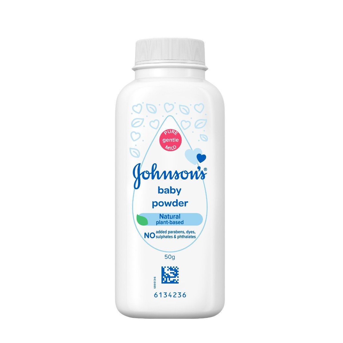 Johnson's Baby Natural Plant Based Powder, 50 gm, Pack of 1 Johnson's Baby Natural Plant Based Powder, 50 gm, Pack of 1