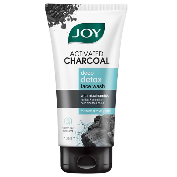 Joy Activated Charcol Face Wash, 150 ml
