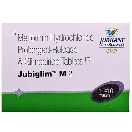 Jubiglim M 2 Tablet 10's