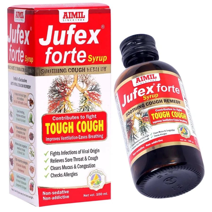 Jufex Forte Syrup, 100 ml Price, Uses, Side Effects, Composition