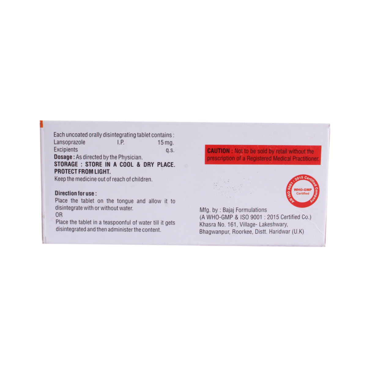 Junior Bravia Tablet 10's, Pack of 10 TabletS Junior Bravia Tablet 10's, Pack of 10 TabletS