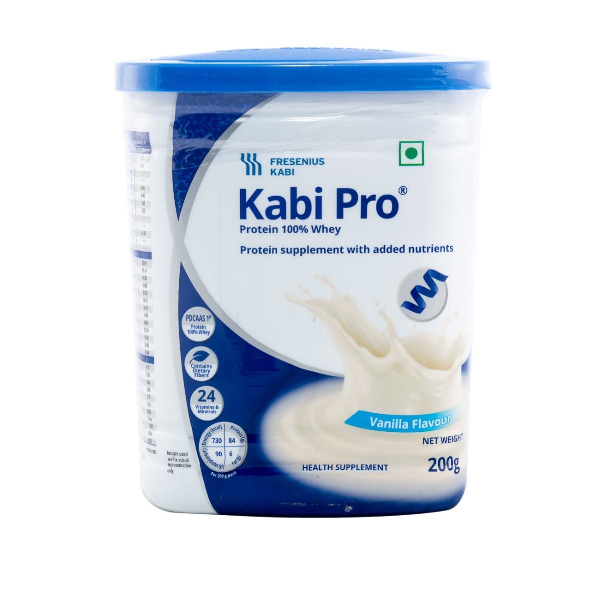 Kabipro Creamy Vanilla Flavour Powder, 200 gm Tin, Pack of 1 