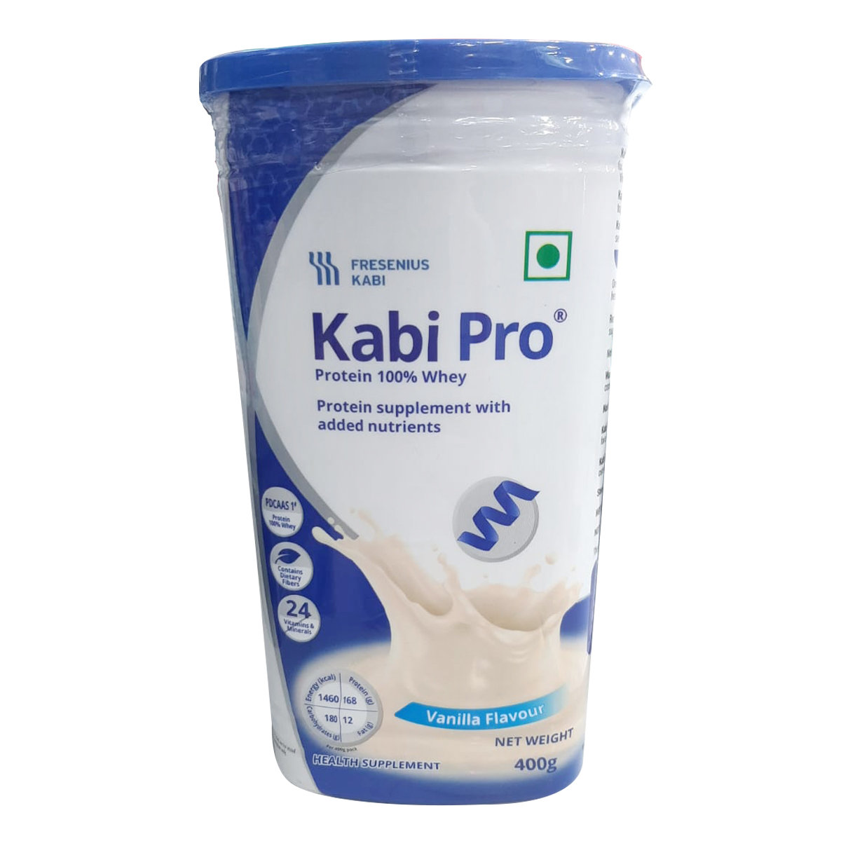 Kabipro Protein 100% Whey Vanilla Flavour Powder, 400 gm, Pack of 1 Kabipro Protein 100% Whey Vanilla Flavour Powder, 400 gm, Pack of 1
