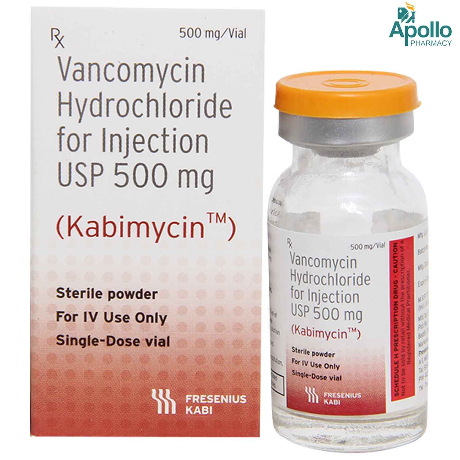 Kabimycin 500 mg Injection 1's, Pack of 1 Injection Kabimycin 500 mg Injection 1's, Pack of 1 Injection