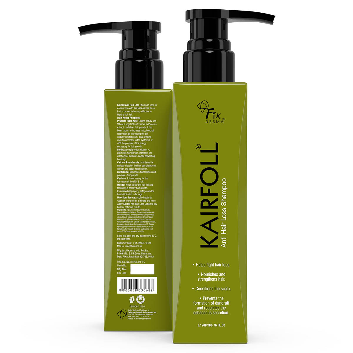 Fixderma Kairfoll Shampoo, 200 ml, Pack of 1 Fixderma Kairfoll Shampoo, 200 ml, Pack of 1