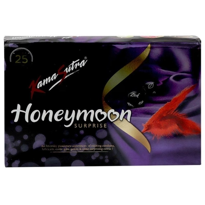 Kamasutra Honeymoon Surprise Gift Pack, 1 Count, Pack of 1