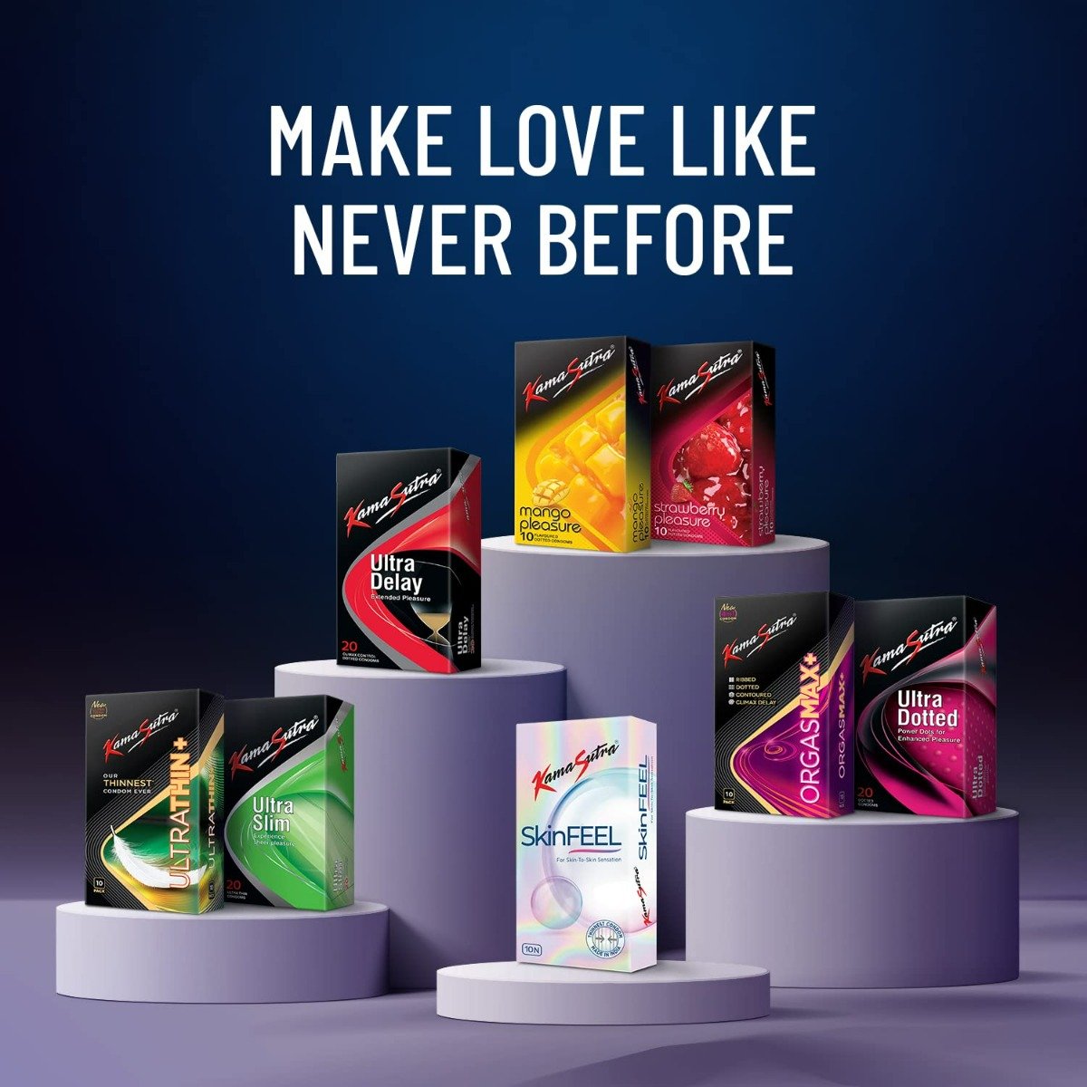 Kamasutra Longlast Condoms, 20 Count, Pack of 1 Kamasutra Longlast Condoms, 20 Count, Pack of 1