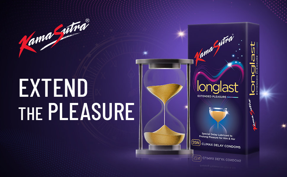 Kamasutra Longlast Condoms, 20 Count, Pack of 1 Kamasutra Longlast Condoms, 20 Count, Pack of 1