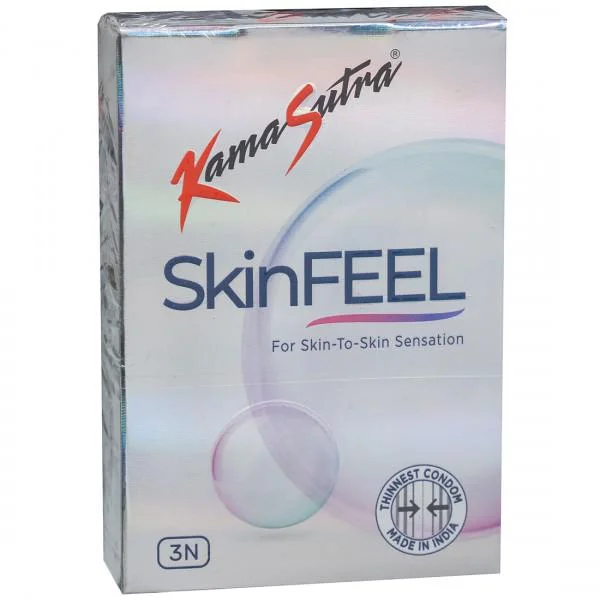 Kamasutra Skinfeel Condoms, 3 Count, Pack of 1