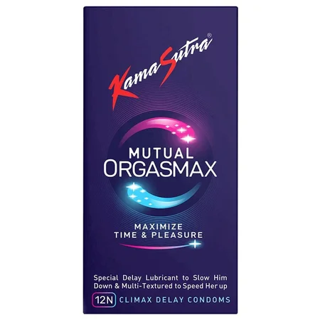 Kamasutra Mutual Orgasmax Condoms, 12 Count