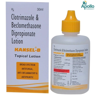 Kansel-B Lotion 30 ml, Pack of 1 Lotion