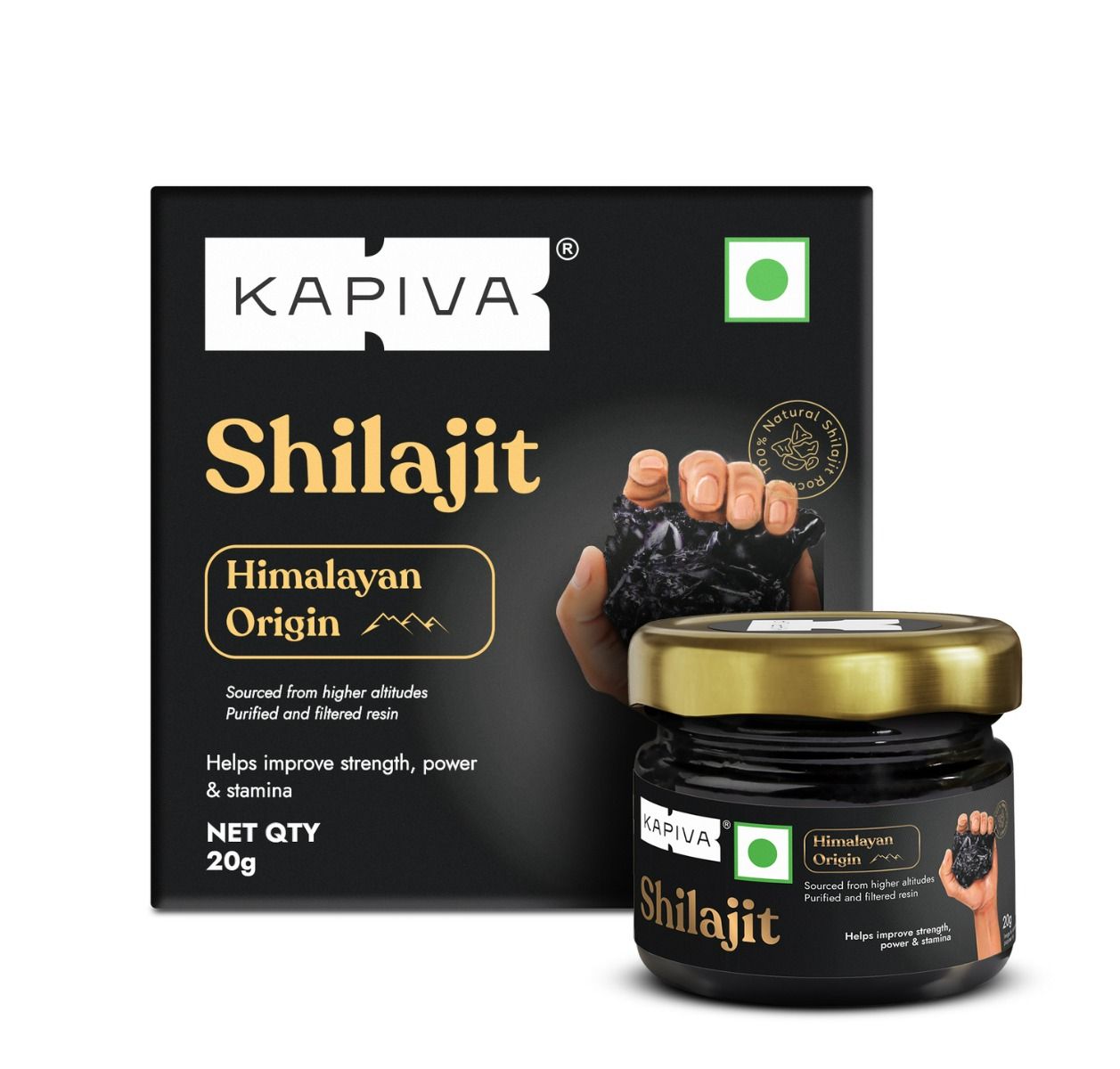 Buy Kapiva Himalayan Shilajit, 20 gm Online