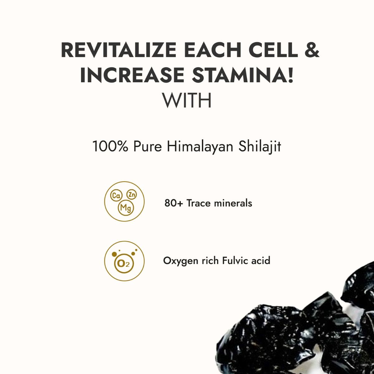 Résine Kapiva Shilajit Himalaya 20g - Acide Fulvique, Soutien Immunitaire Naturel