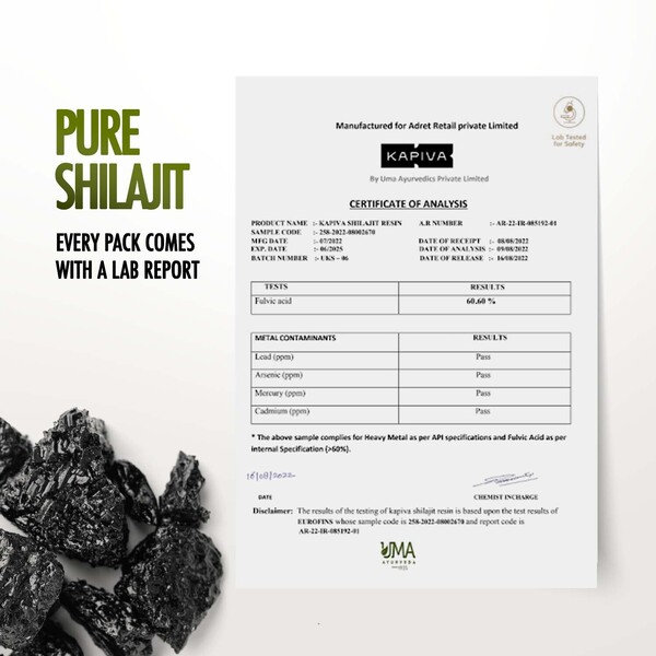 Kapiva Himalayan Shilajit, 10 gm, Pack of 1 Kapiva Himalayan Shilajit, 10 gm, Pack of 1