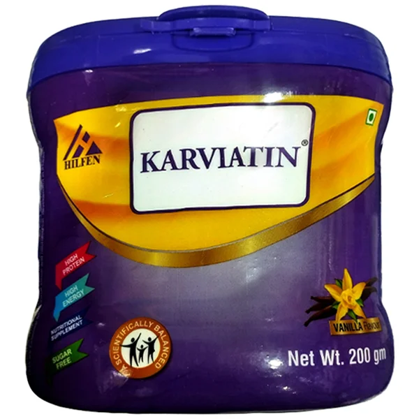 Karviatin Sugar Free Vanilla Flavour Powder 200 gm