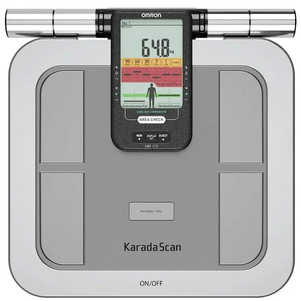 Omron Karada Scan Body Composition Monitor HBF-375, 1 Count, Pack of 1