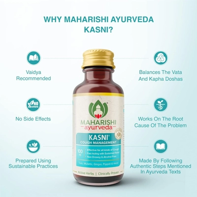 Maharishi Ayurveda Kasni Cough Syrup, 200 ml, Pack of 1