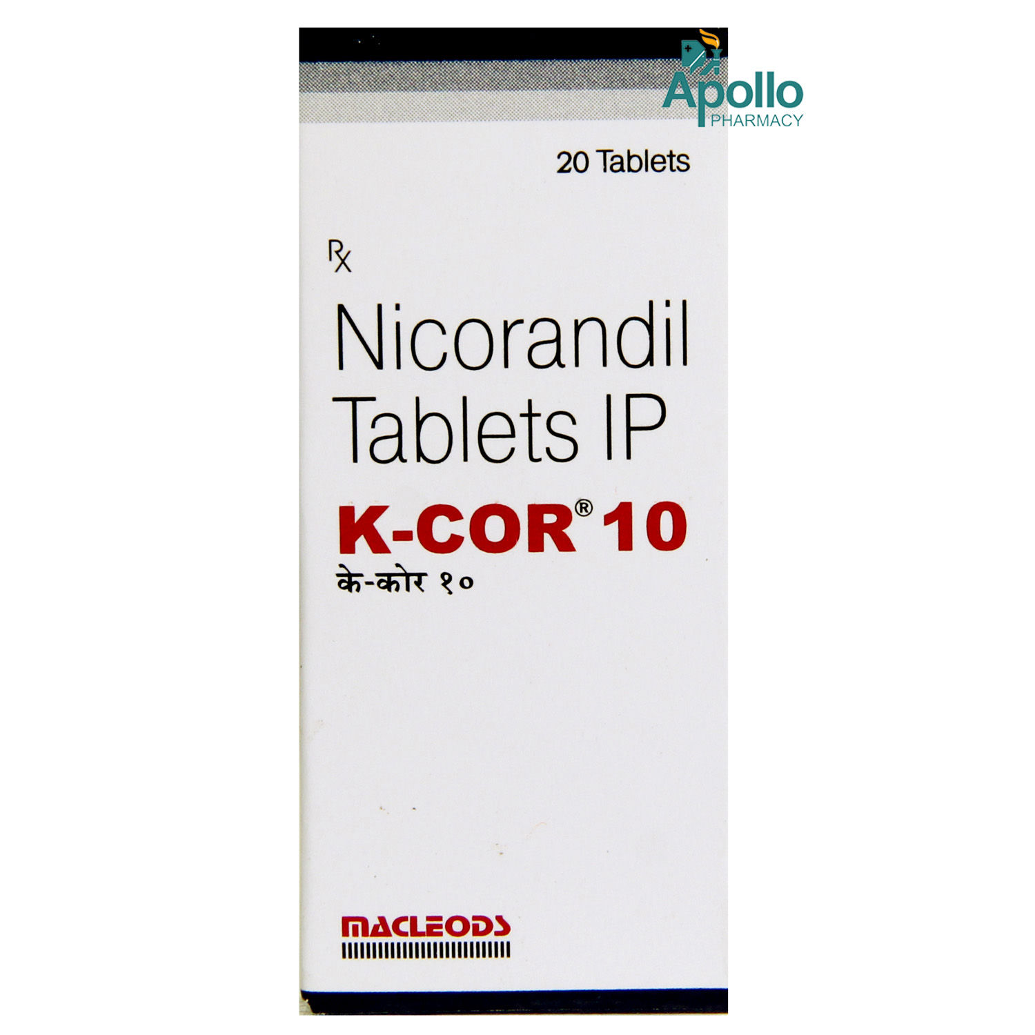 Buy Kcor 10 Tablet 20's Online