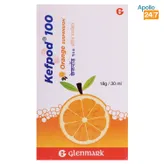 Kefpod 100 mg Orange Flavour Suspension 30 ml, Pack of 1 Suspension