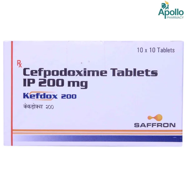 Kefdox 200 Tablet 10's