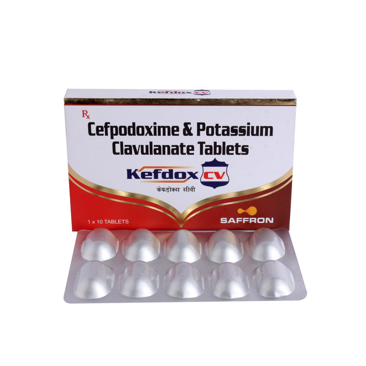Kefdox CV Tablet 10's, Pack of 10 TabletS Kefdox CV Tablet 10's, Pack of 10 TabletS