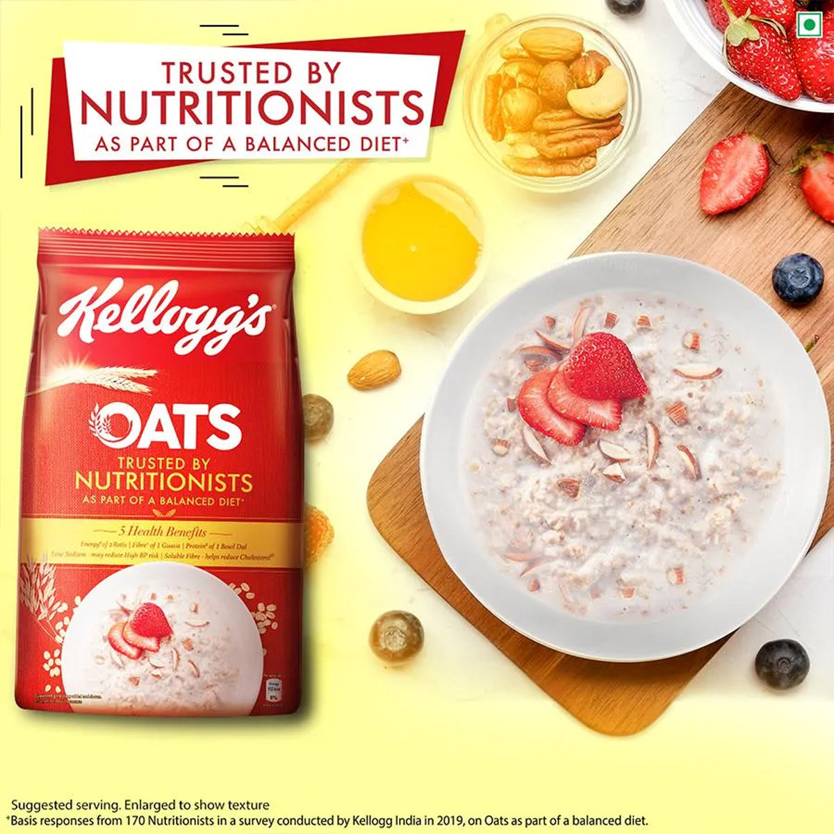 Kellogg;s Oats, 1 kg Price, Uses, Side Effects, Composition Apollo