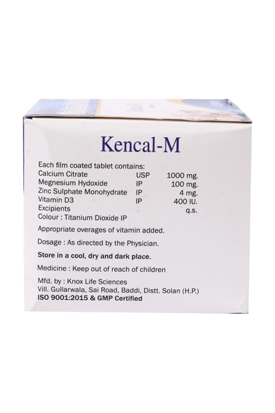 Kencal-M Tablet 10's, Pack of 10 TabletS