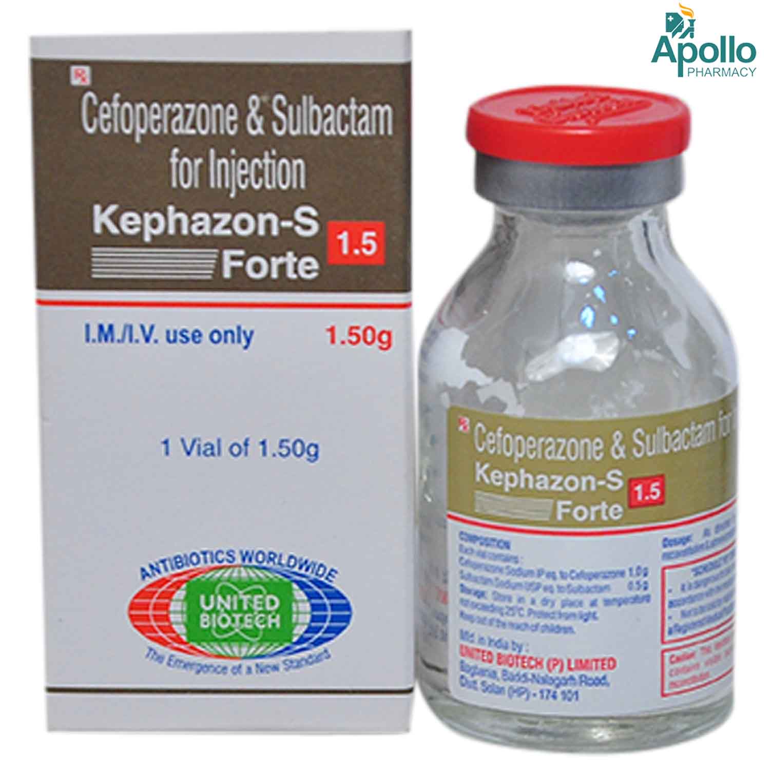KEPHAZONS FORTE INJECTION 1.50GM, Pack of 1 INJECTION KEPHAZONS FORTE INJECTION 1.50GM, Pack of 1 INJECTION