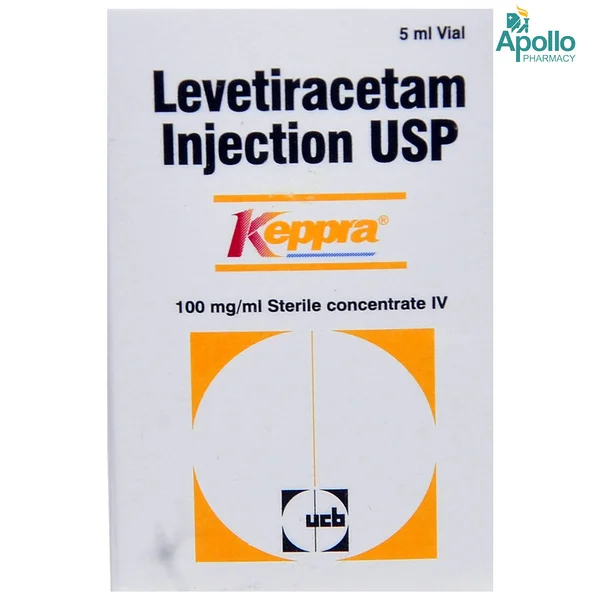 KEPPRA 500MG INJECTION 5ML, Pack of 1 Injection