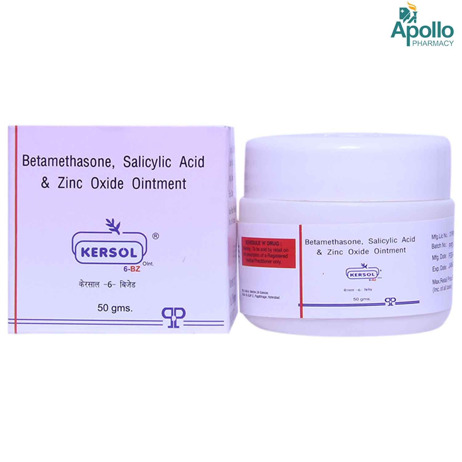 Buy Kersol 6 BZ Ointment 50 gm Online