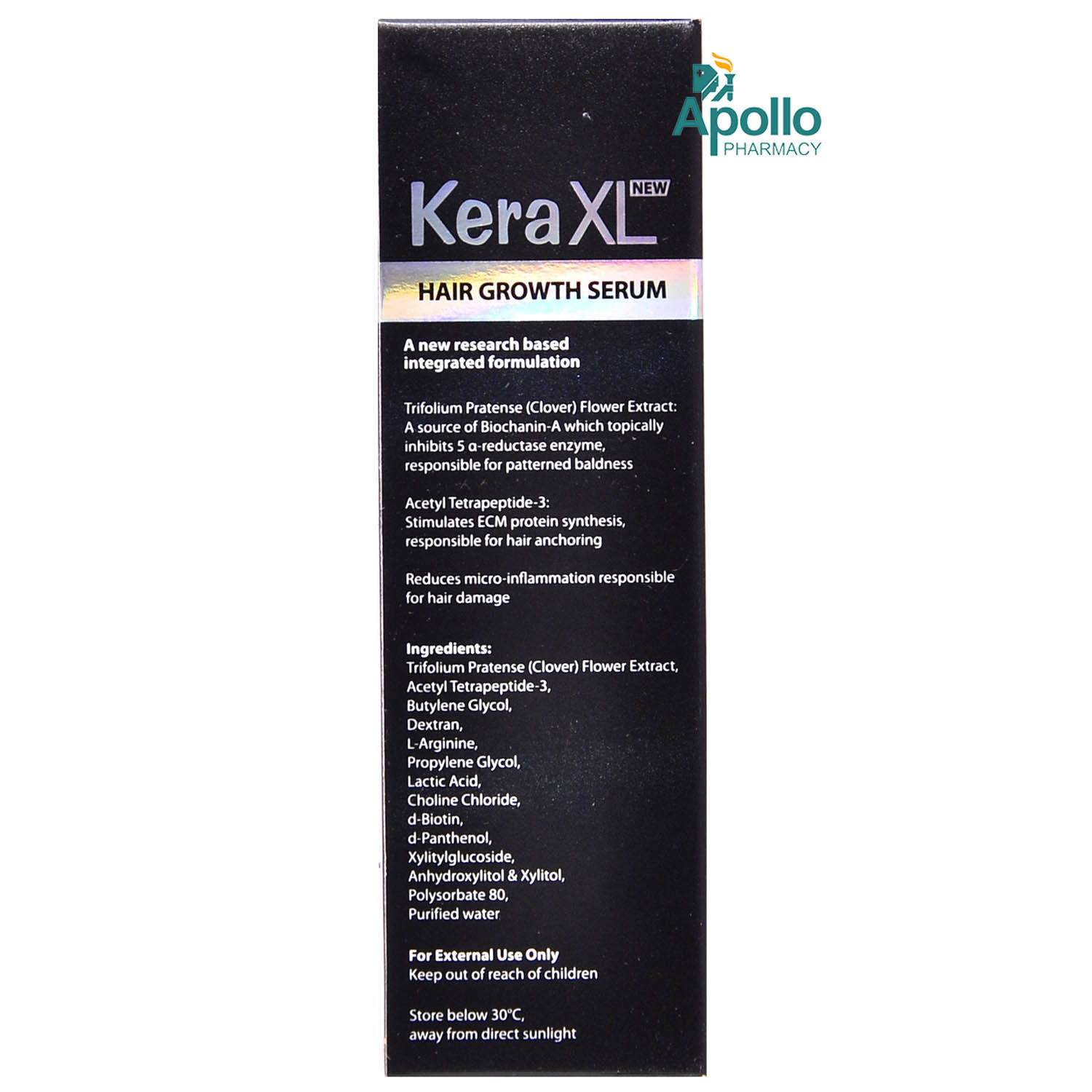 Kera XL New Hair Growth Serum, 30 ml, Pack of 1 Kera XL New Hair Growth Serum, 30 ml, Pack of 1