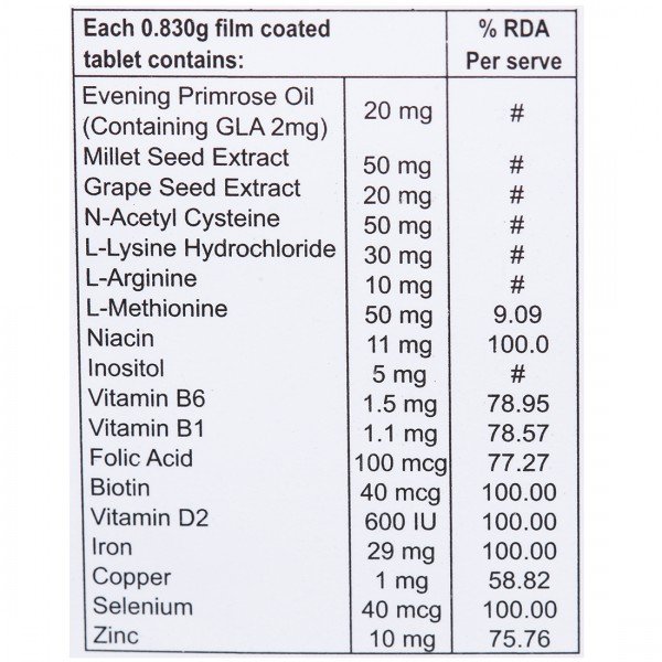 Keraglo Eva New Women Tablet 30's, Pack of 1 Keraglo Eva New Women Tablet 30's, Pack of 1