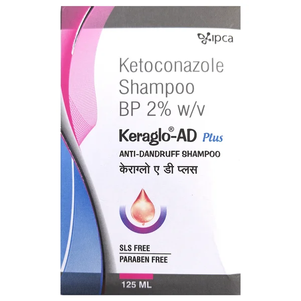 Keraglo Ad Plus Anti-Dandruff Shampoo, 125 ml