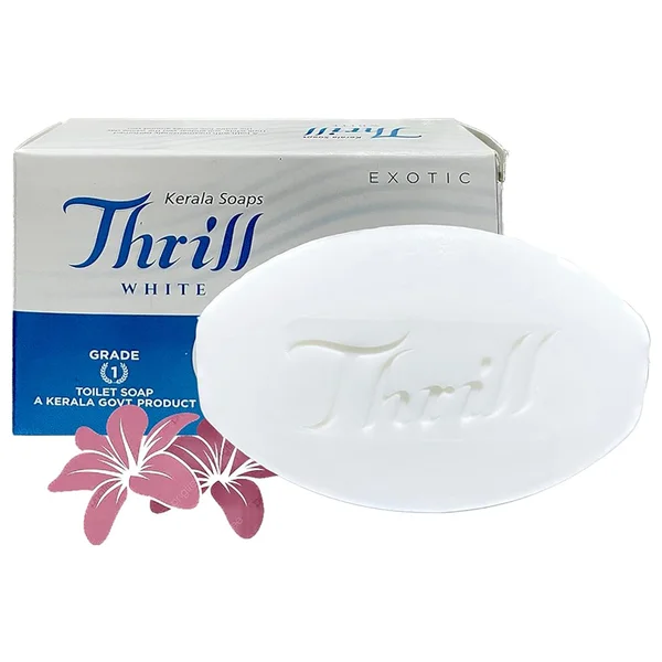 Kerala Sandal Thrill White Soap, 500 gm (4 x 125 gm)