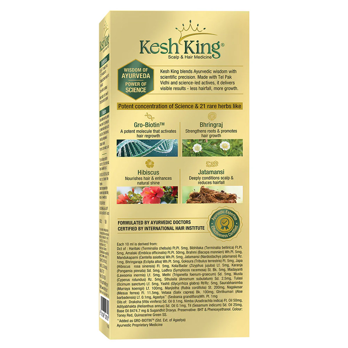 Kesh King Gold Ayurvedic Scalp and Hair Medicine Ayurvedic Oil, 100 ml, Pack of 1 Kesh King Gold Ayurvedic Scalp and Hair Medicine Ayurvedic Oil, 100 ml, Pack of 1