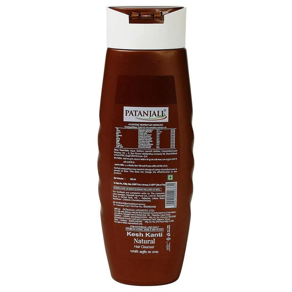 Patanjali Kesh Kanti Natural Hair Cleanser, 180 ml, Pack of 1 Patanjali Kesh Kanti Natural Hair Cleanser, 180 ml, Pack of 1